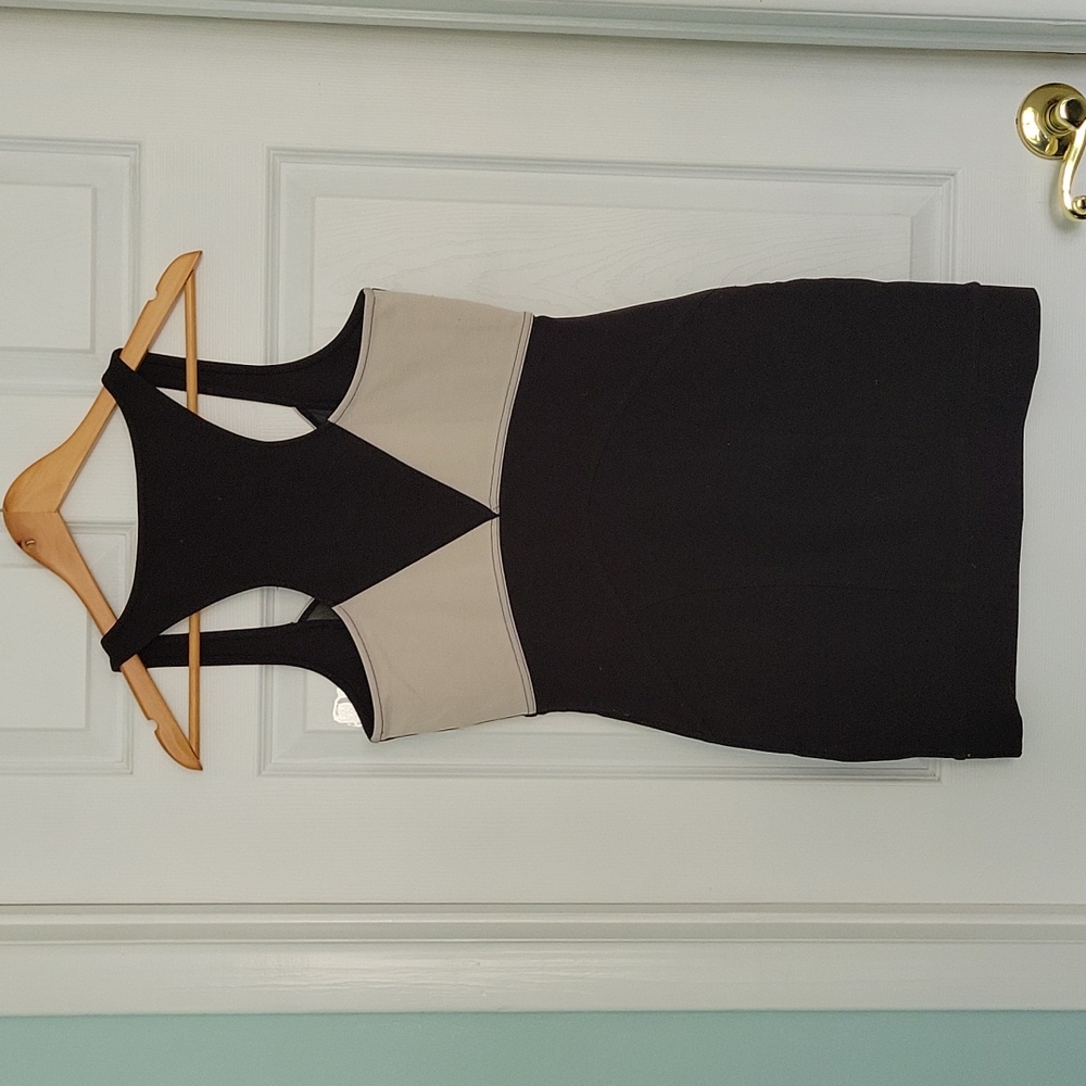 Silence + Noise women dress Medium M Black and Beige Sparingly used